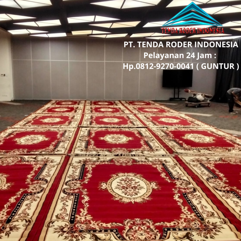Rental Tenda Roder Event Ramadhan Lengkap Karpet Permadani Jakarta