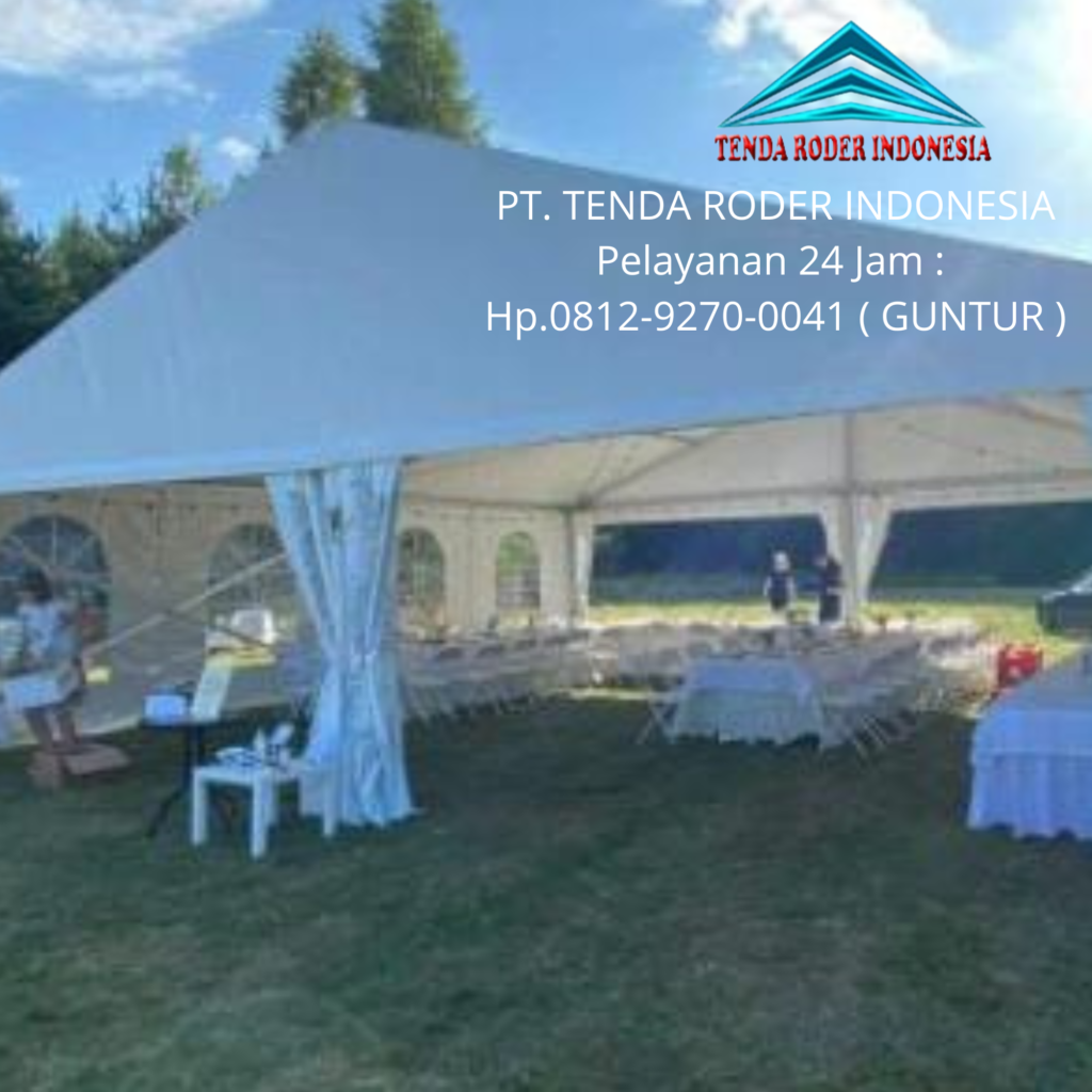 Rental Tenda Roder Terlengkap Siap Kirim Area Depok