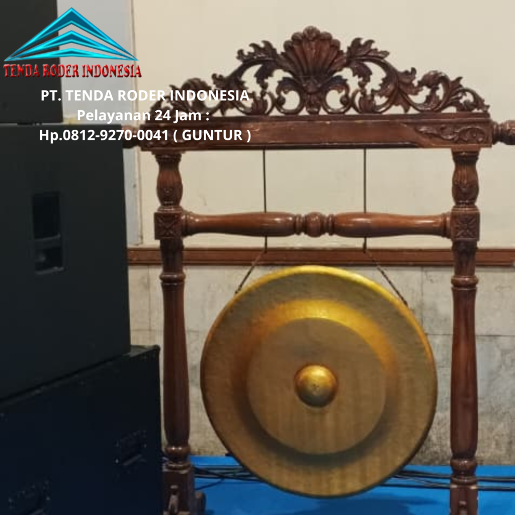 Sewa Tenda Roder Dan Gong Peresmian Gold Kaki Ukiran Area Bogor