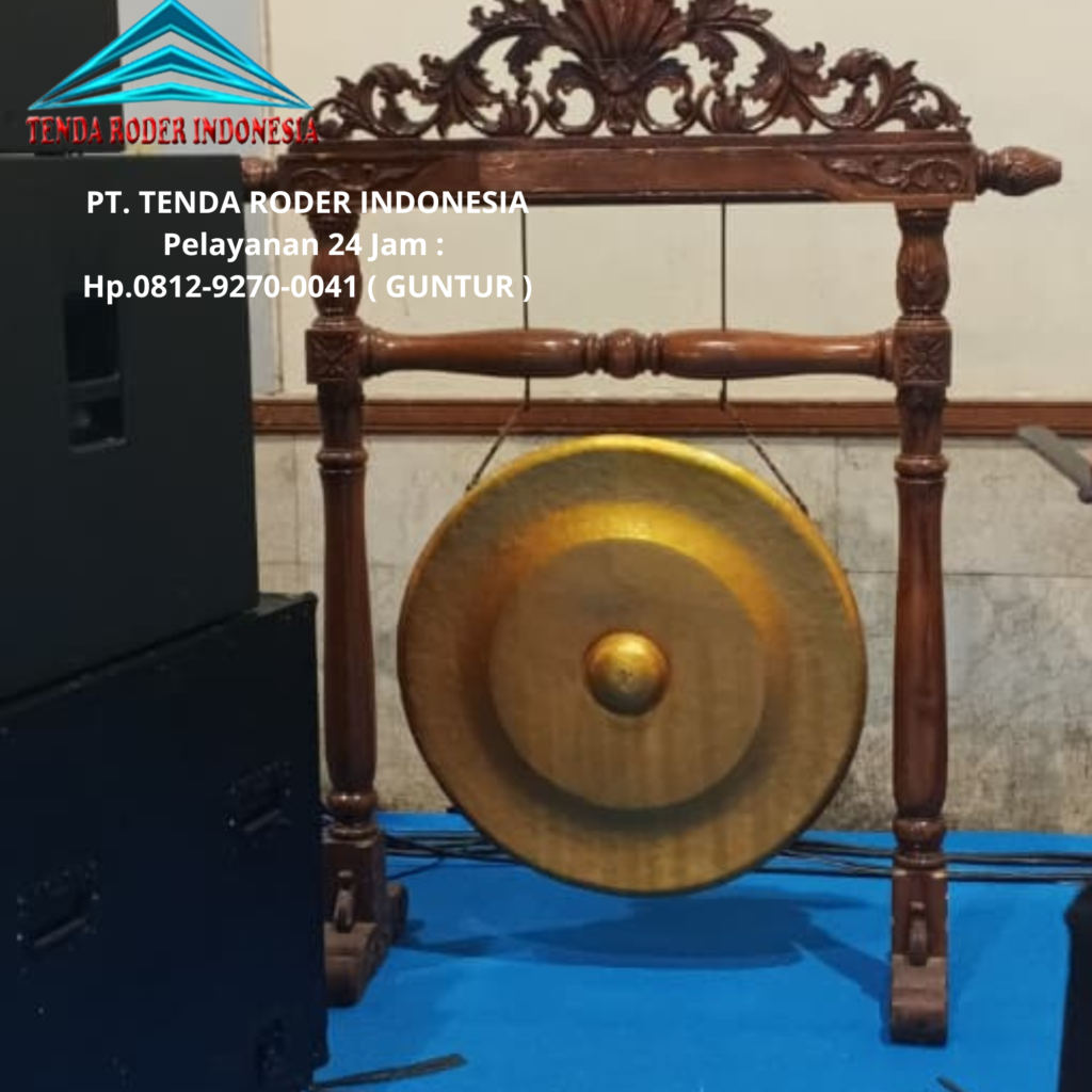Sewa Tenda Roder Dan Gong Peresmian Gold Kaki Ukiran Area Bogor