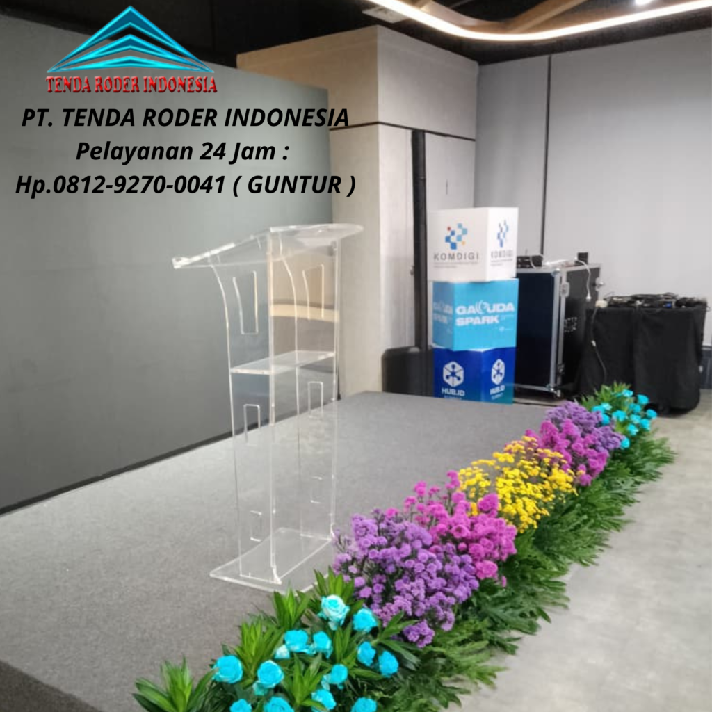 Tempat Sewa Podium,Tenda Roder Cepat Terpasang Bogor