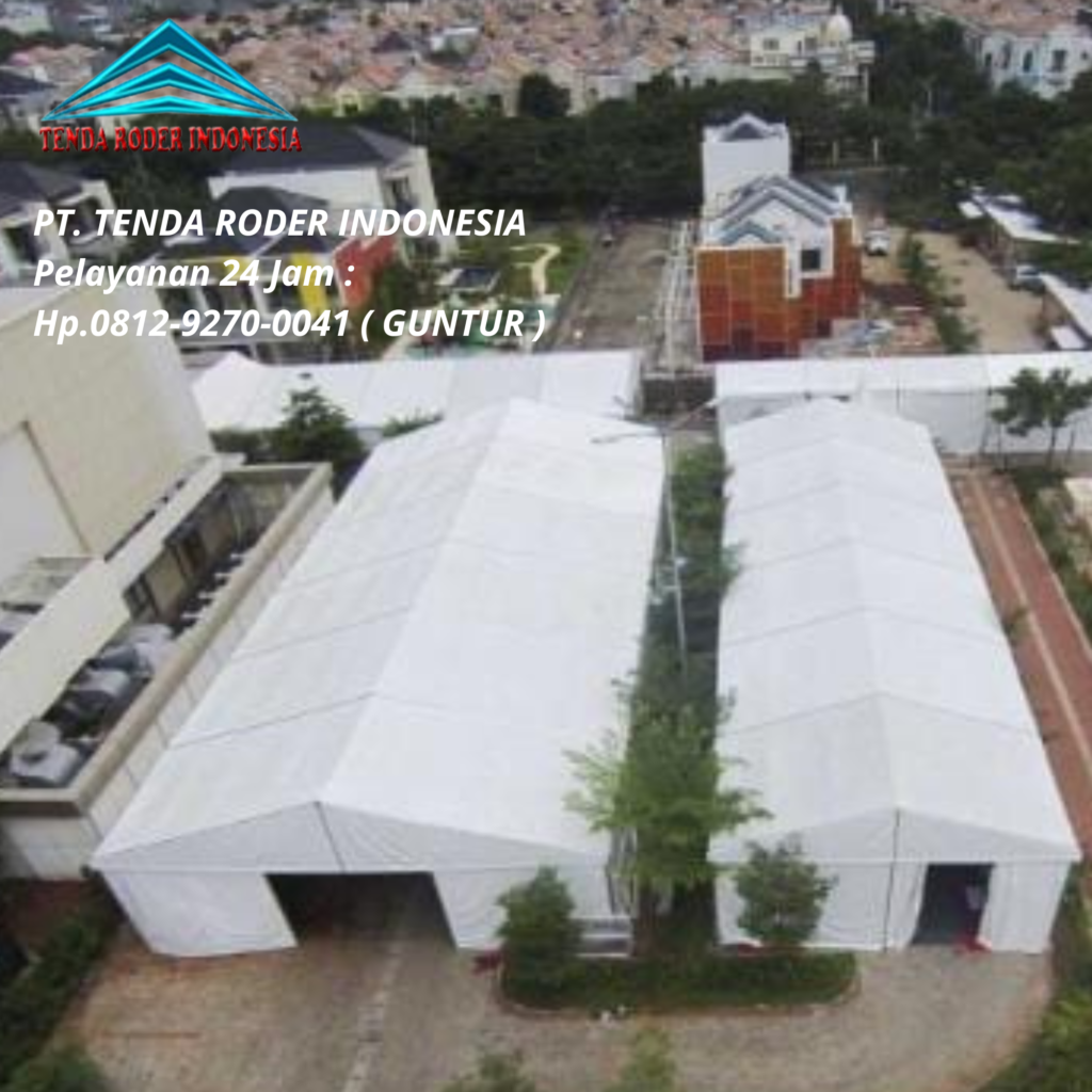 Tempat Sewa Tenda Sarnafil, Tenda Roder Desain Kokoh Depok