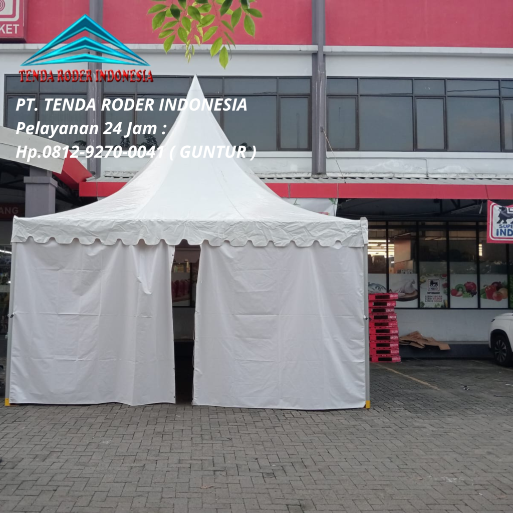 Tempat Sewa Tenda Sarnafil, Tenda Roder Desain Kokoh Depok