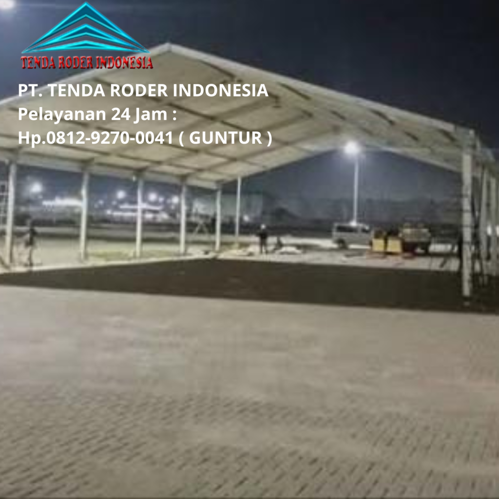 Tempat Sewa Tirai Hitam Dan Tenda Roder Untuk Event Depok
