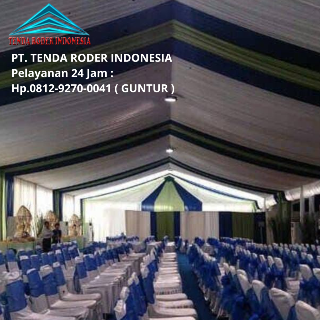 Tempat Sewa Tirai Hitam Dan Tenda Roder Untuk Event Depok