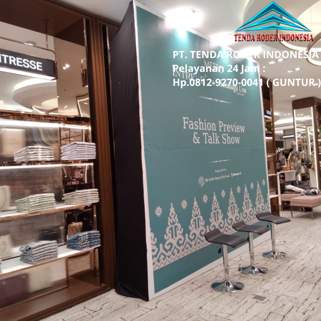 Vendor Backdrop Photoboth,Kursi Barstol Dan Tenda Roder Depok