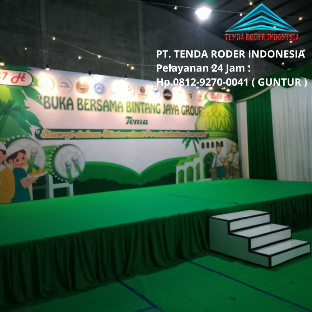 Vendor Sewa Tenda Roder jakarta dan Panggung,Backdrop Acara