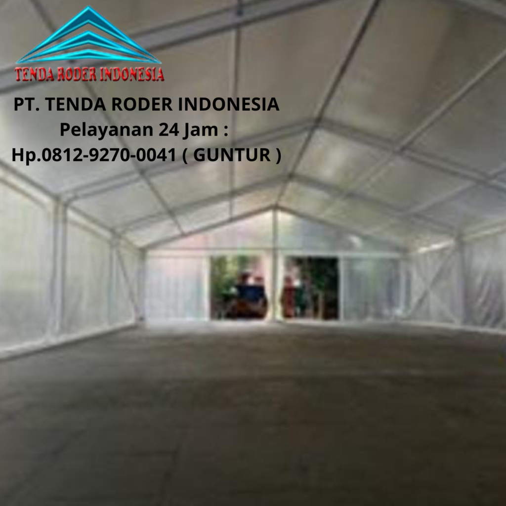Vendor Sofa Triple Hitam Dan Tenda Roder Bandung