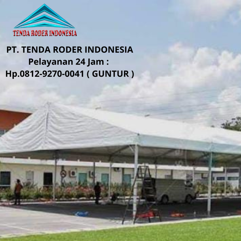 Vendor Sofa Triple Hitam Dan Tenda Roder Bandung
