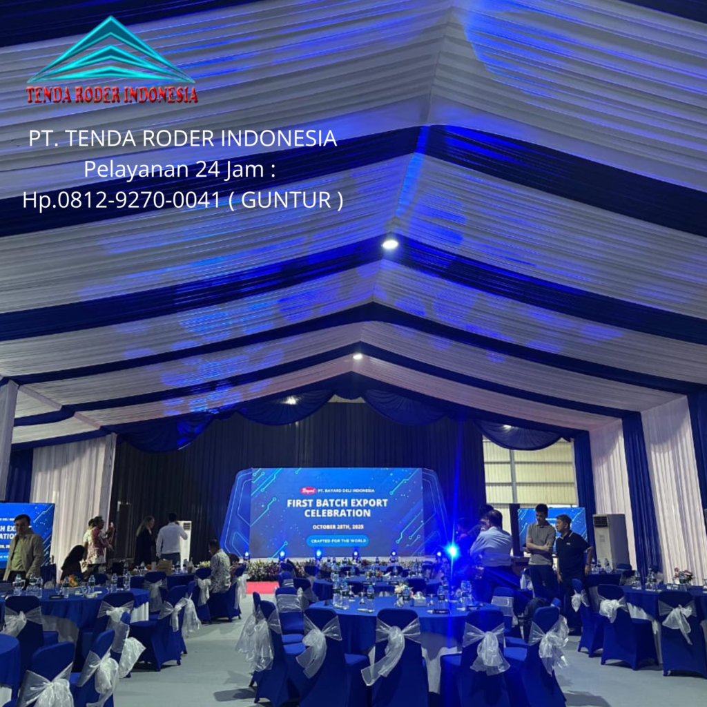 Vendor Spesialis Tenda Roder Jakarta Desain Custom