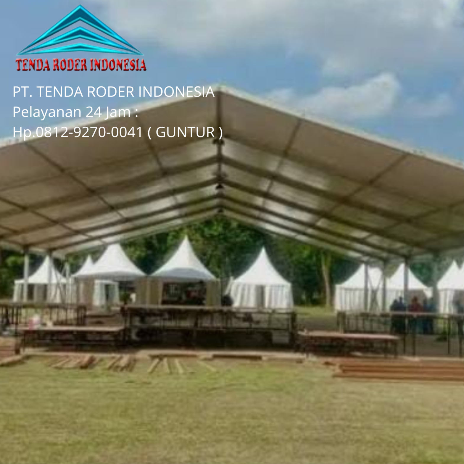 Vendor Tenda Roder Pameran Expo Ruang Luas Depok