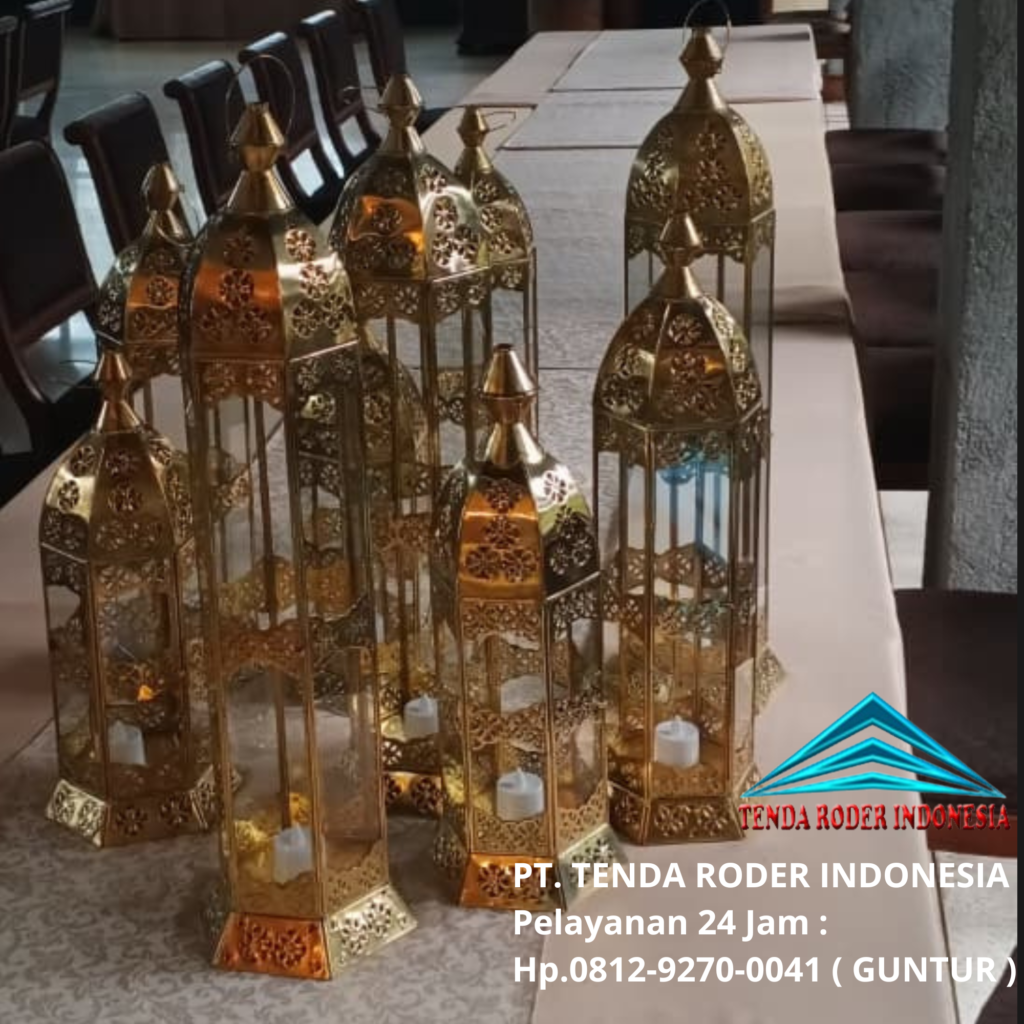 Vendor sewa Tenda Roder,Lampu Maroko Bening Jakarta Pusat