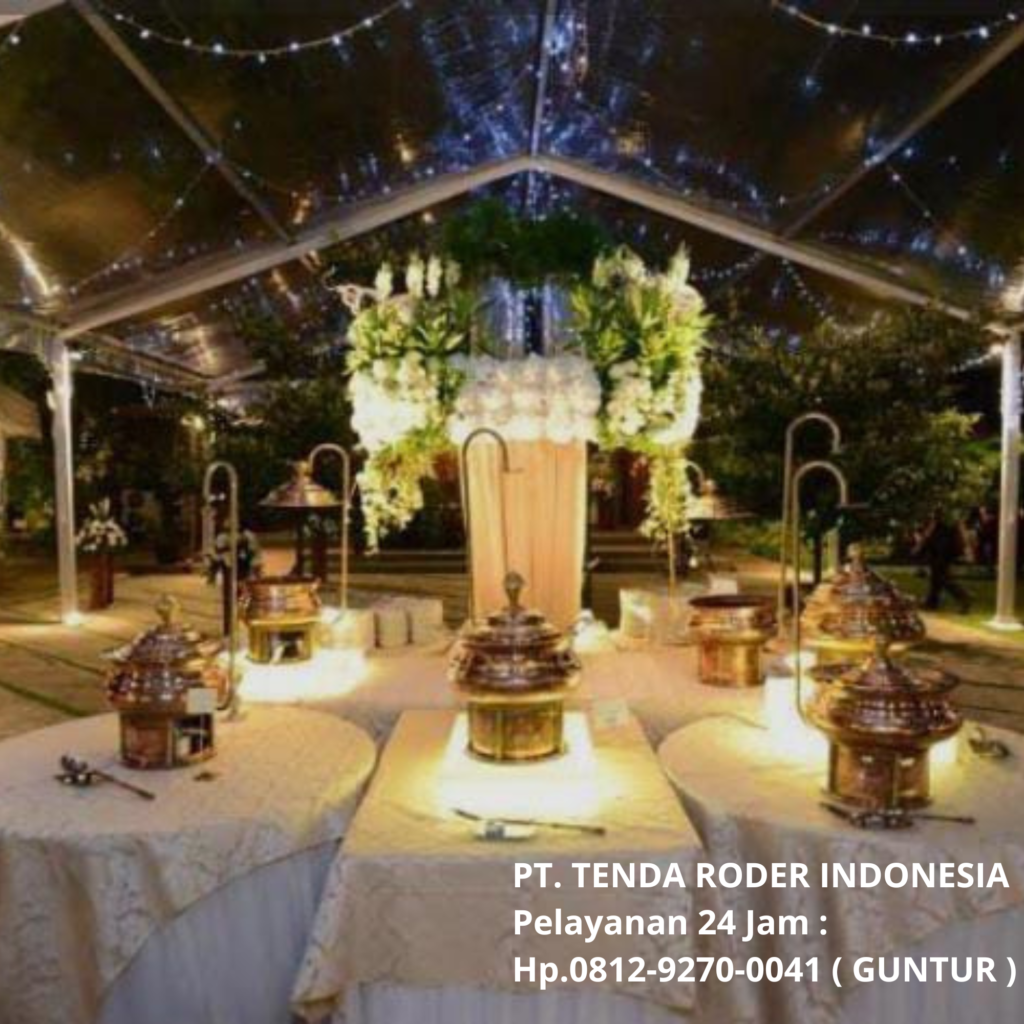 Vendor sewa Tenda Roder,Lampu Maroko Bening Jakarta Pusat