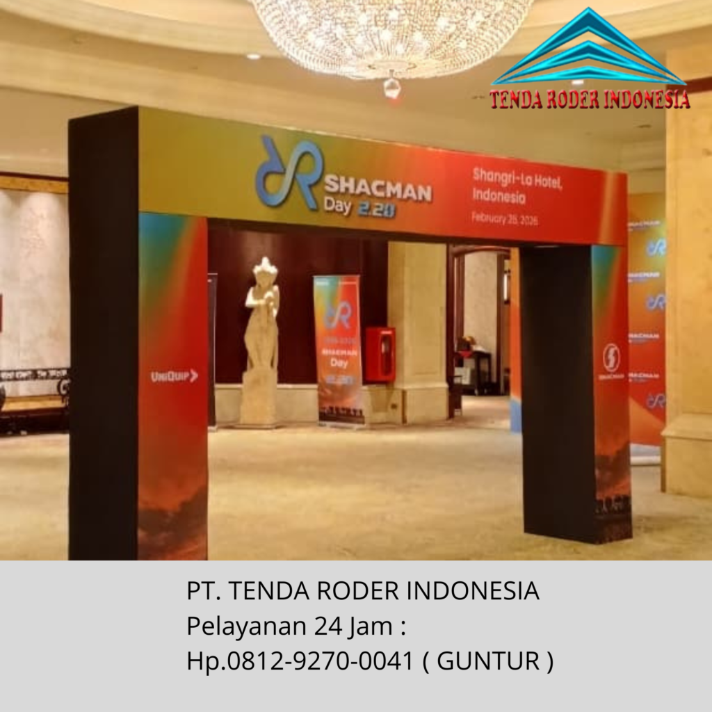 Jasa Sewa Tenda Roder Berikut Gate Pintu Masuk Area Jakarta