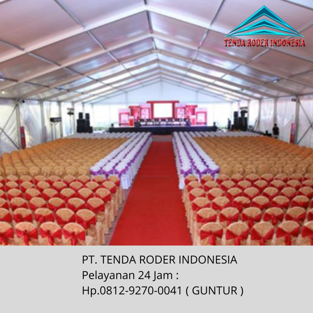Jasa Sewa Tenda Roder Berikut Gate Pintu Masuk Area Jakarta