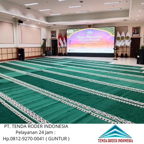 Jasa Sewa Tenda Roder, Karpet Masjid, Permadani, Karpet Buana Depok