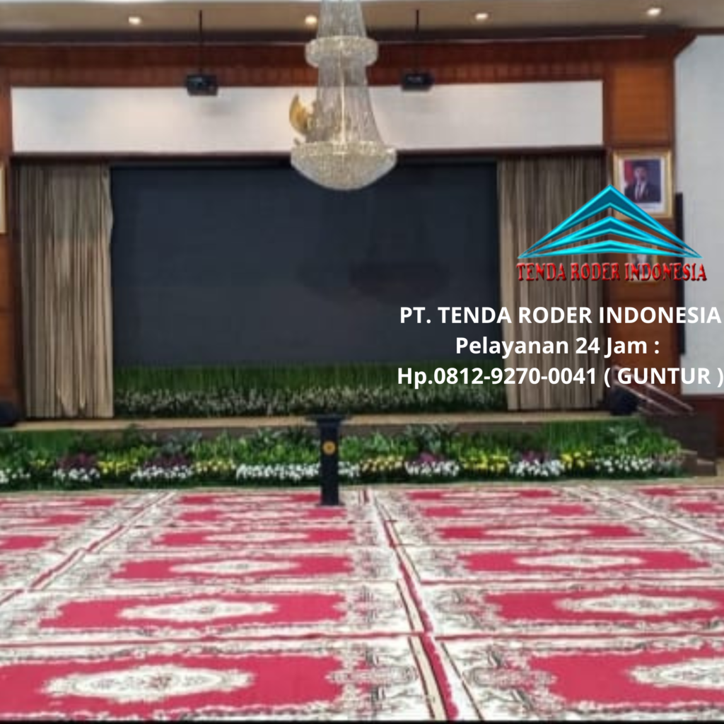 Penyewaan Karpet Permadani Merah Dan Tenda Roder Jakarta