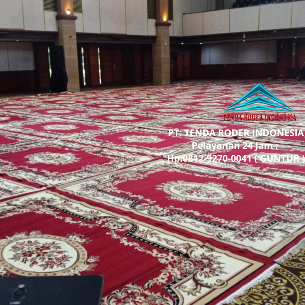 Penyewaan Karpet Permadani Merah Dan Tenda Roder Jakarta