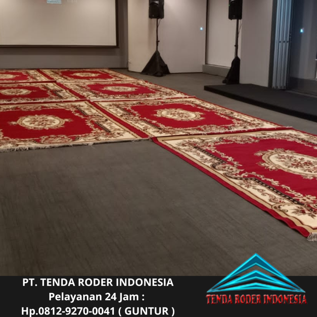 Penyewaan Tenda Roder Dan Karpet premium Bogor