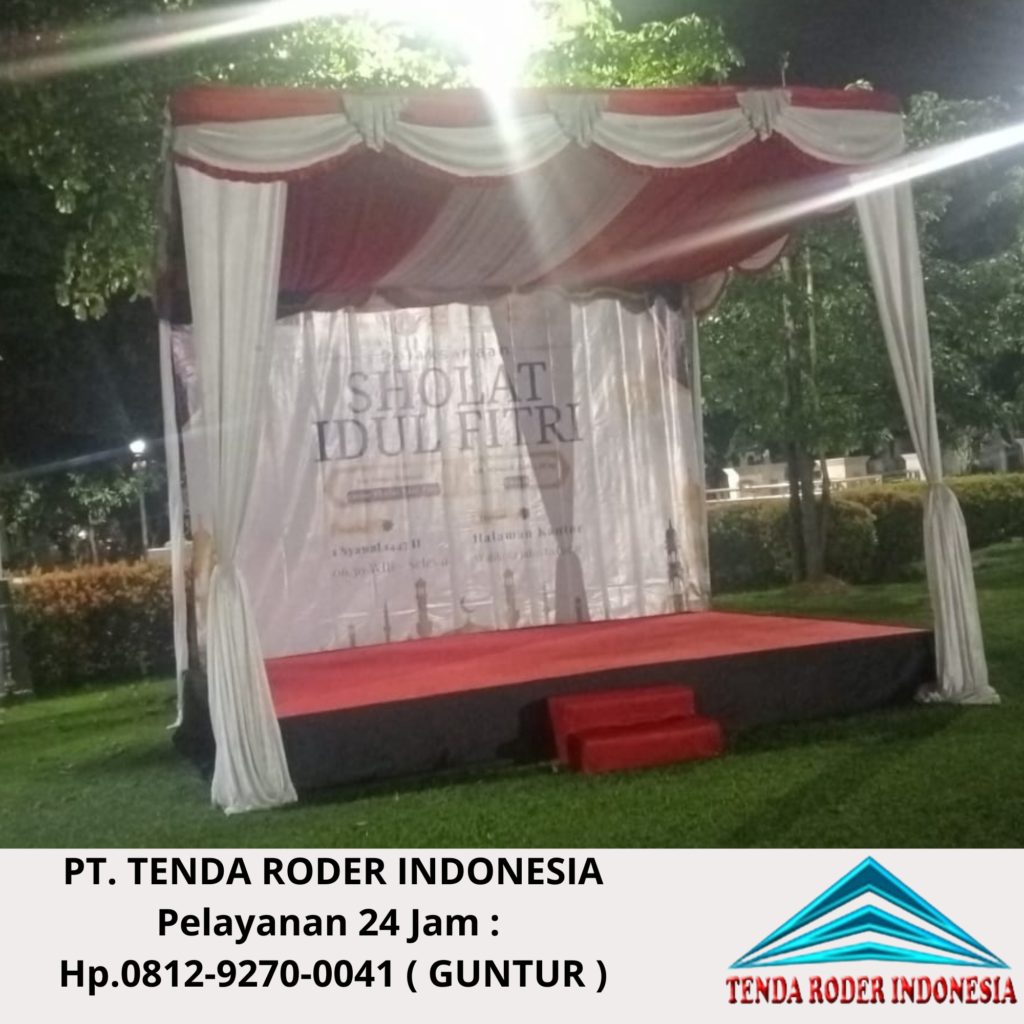 Pusat Sewa Tenda Dekorasi Serut,Panggung,Tenda Roder Bekasi