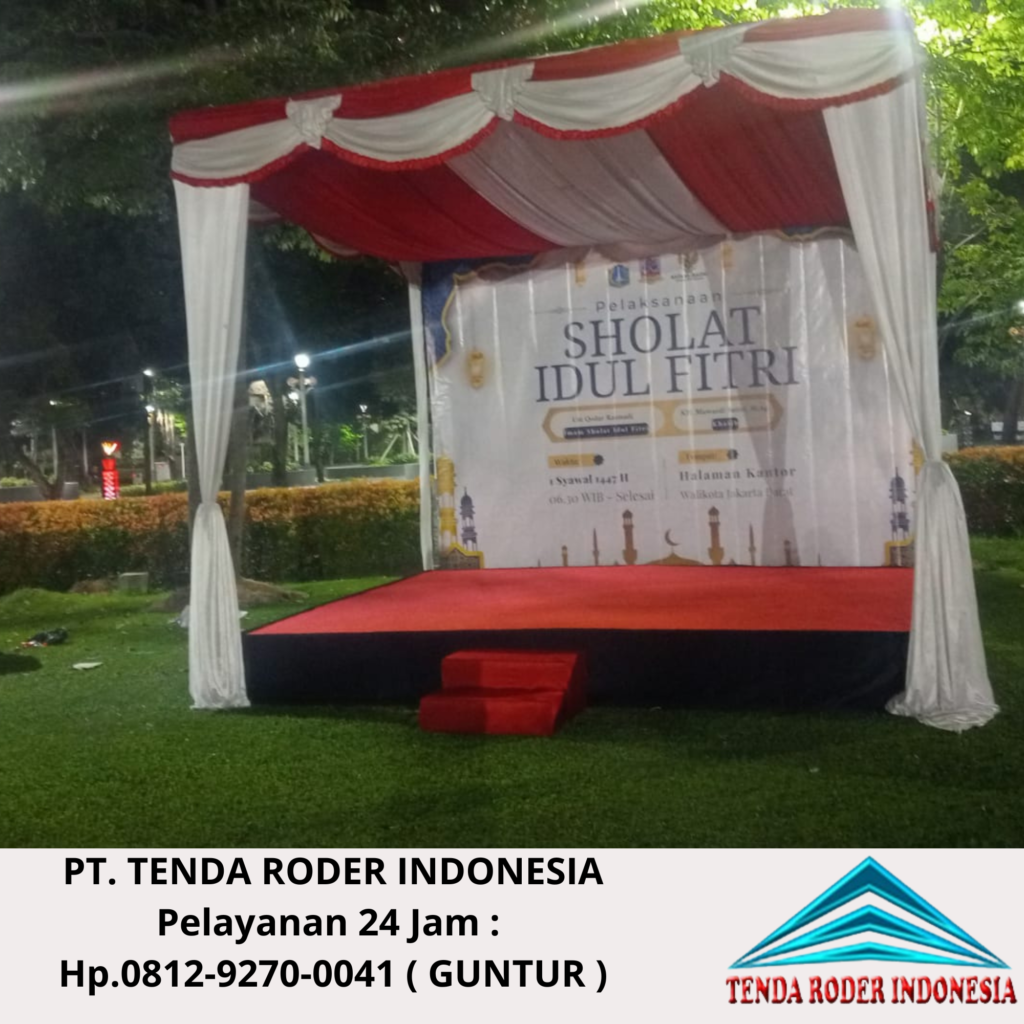 Pusat Sewa Tenda Dekorasi Serut,Panggung,Tenda Roder Bekasi