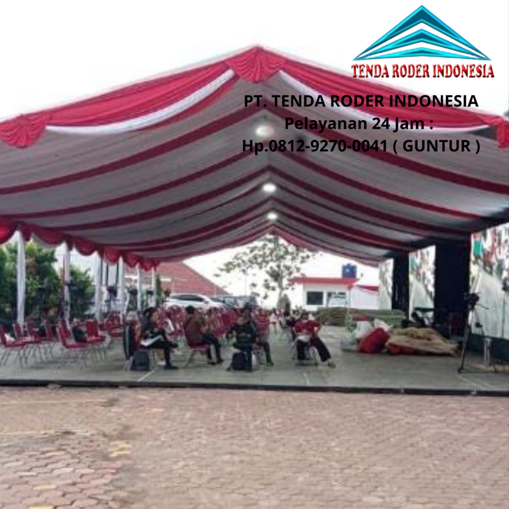 Rental Tenda Plafon Dan Tenda Roder Dekor Serut Area Cikarang