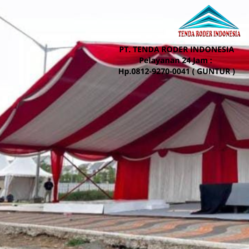 Rental Tenda Plafon Dan Tenda Roder Dekor Serut Area Cikarang