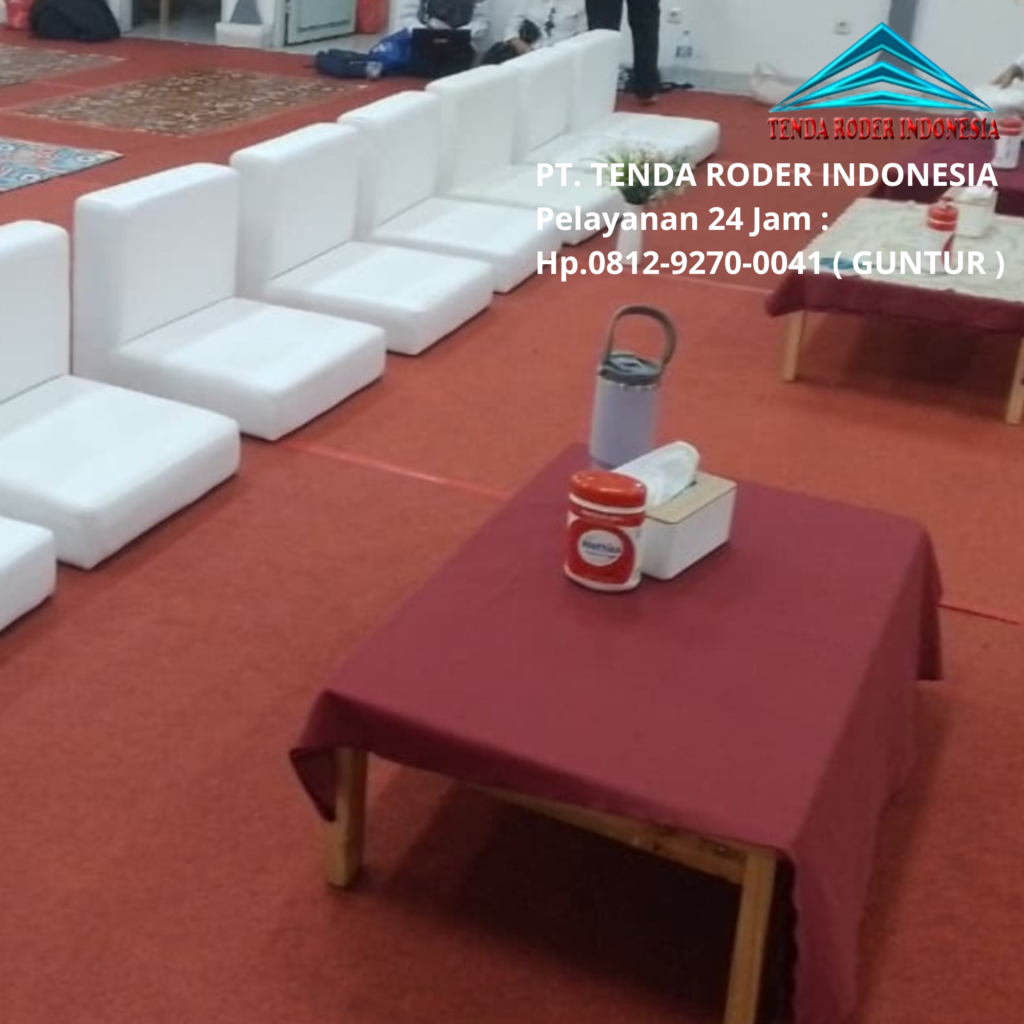 Rental Tenda Roder Dan Sofa Lesehan Berikut Meja Dan Karpet Jakarta