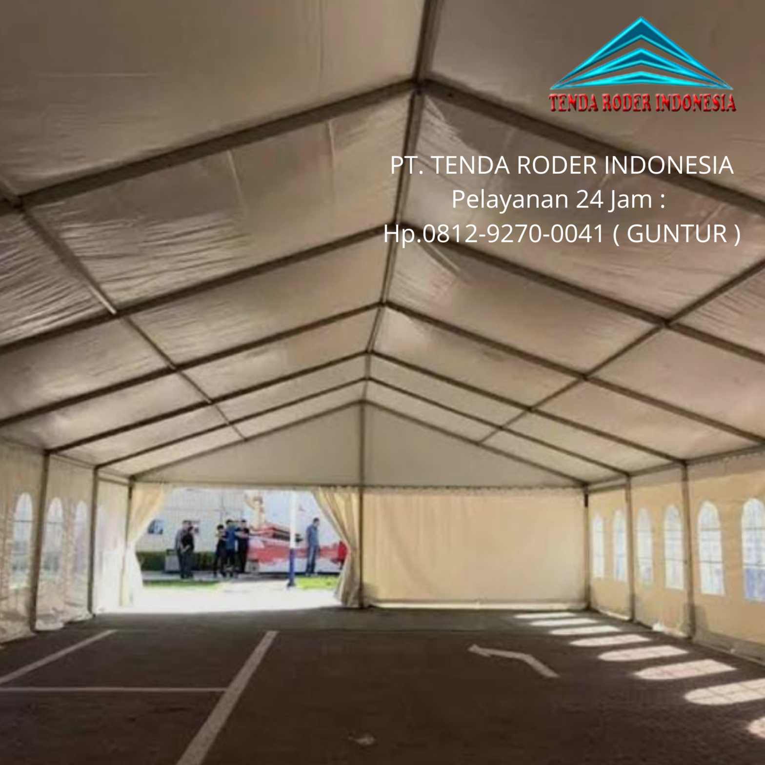Rental Tenda Roder, Karpet Permadani Cokelat,Round Table Lesehan Depok