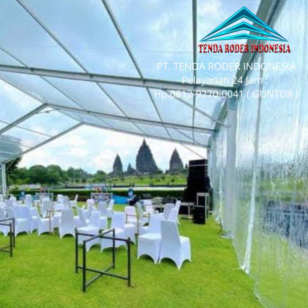 Rental Tenda Roder, Karpet Permadani Cokelat,Round Table Lesehan Depok