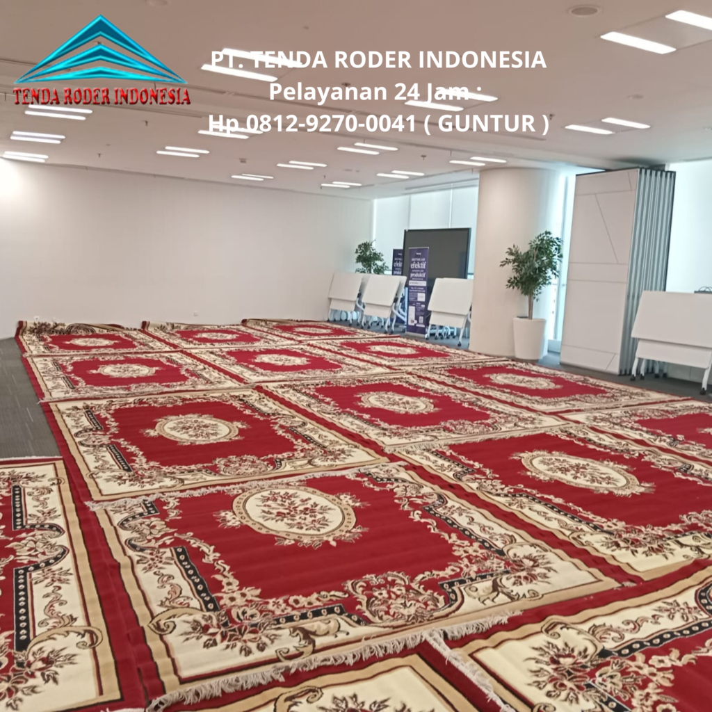 Rental Tenda Roder,Karpet Permadani,Lampu Maroko Jakarta
