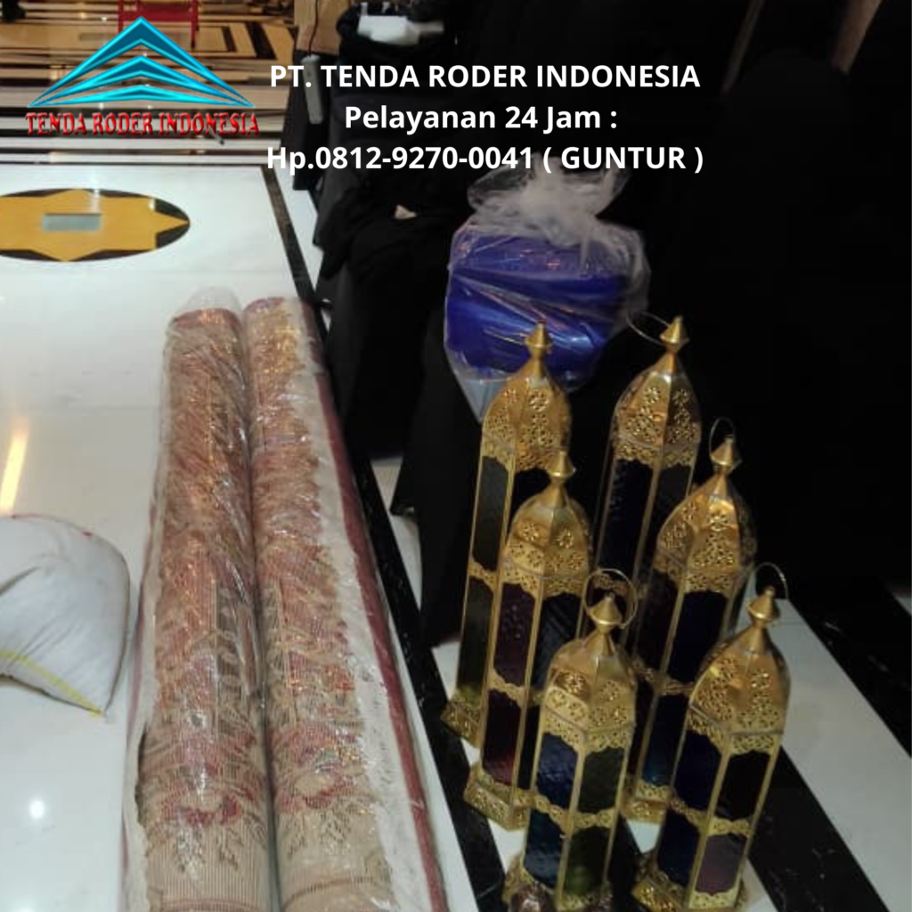 Rental Tenda Roder,Karpet Permadani,Lampu Maroko Jakarta