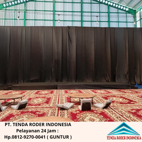 Rental Tirai Penutup Dinding Dan Tenda Roder Depok