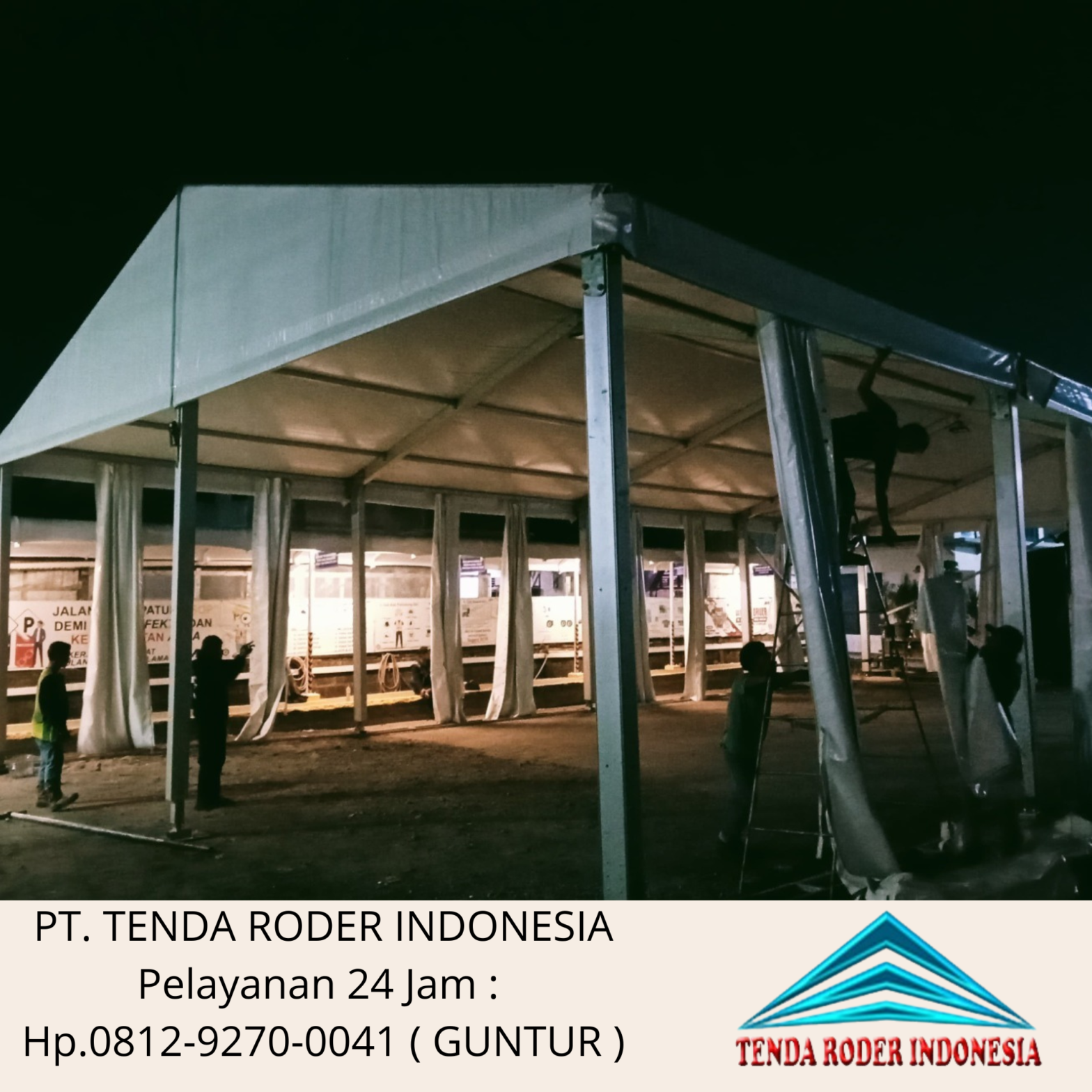 Sewa Queue Line Sabuk Tarik Biru Dan Tenda Roder Jakarta