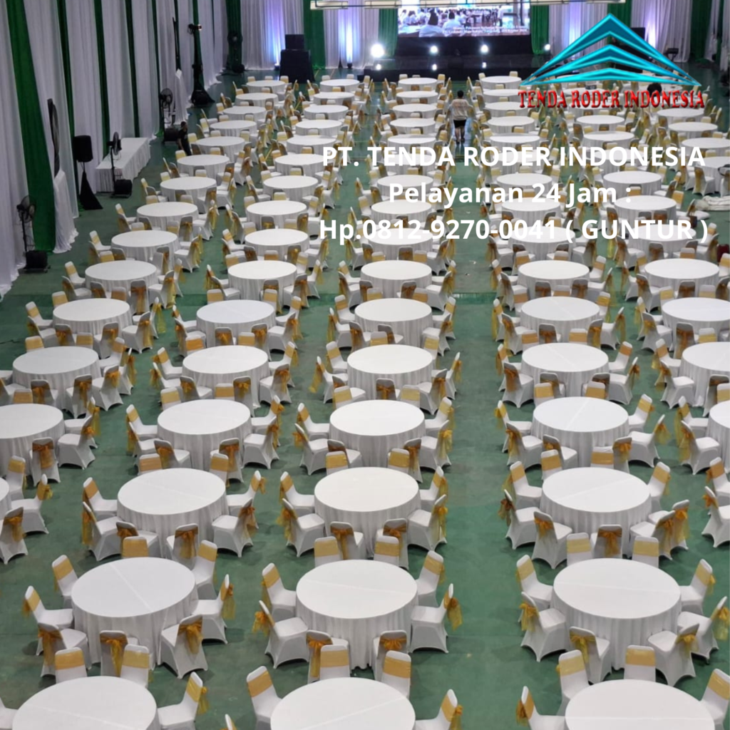 Sewa Round Table Dan Kursi Event,Tenda Roder Stok Banyak Jakarta