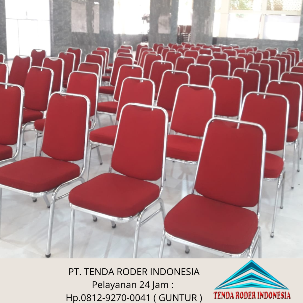 Sewa Tenda Roder Dan Kursi Event Polos Merah Jakarta