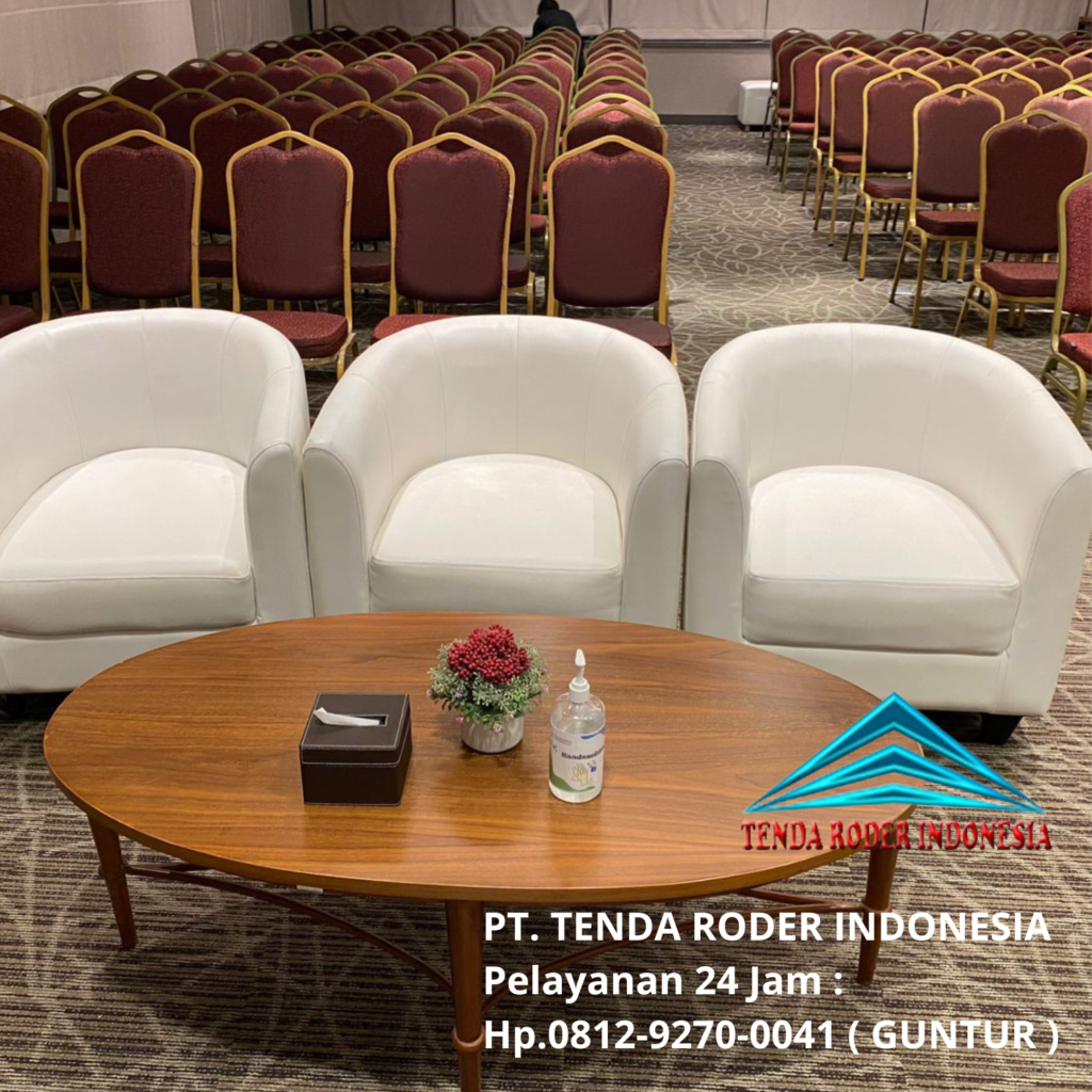 Sewa Tenda Roder,Sofa,Meja Lesehan,Bantal Duduk Area Bogor