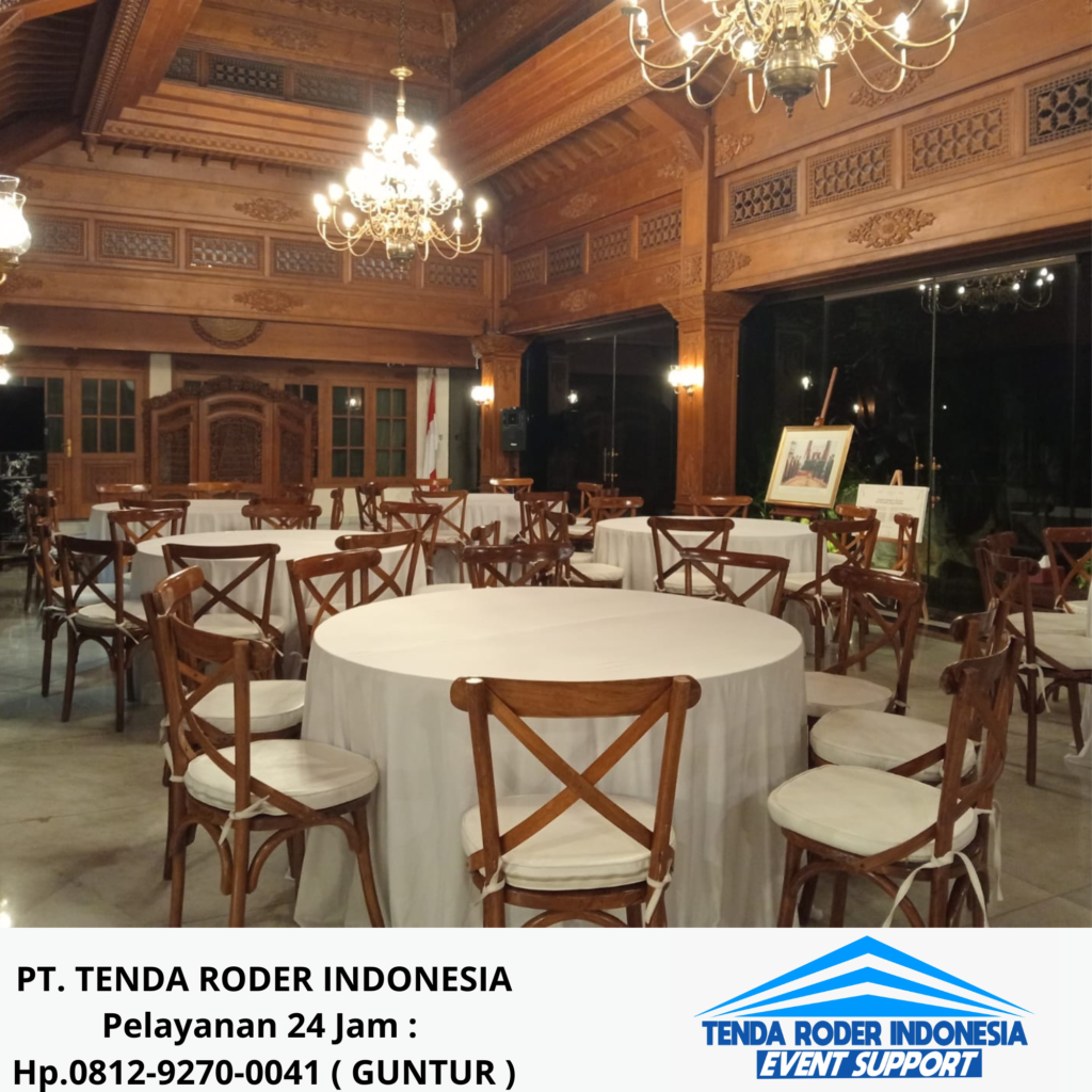 Di sewakan Set Kursi Lengkap Tenda Roder Premium Jakarta Pusat
