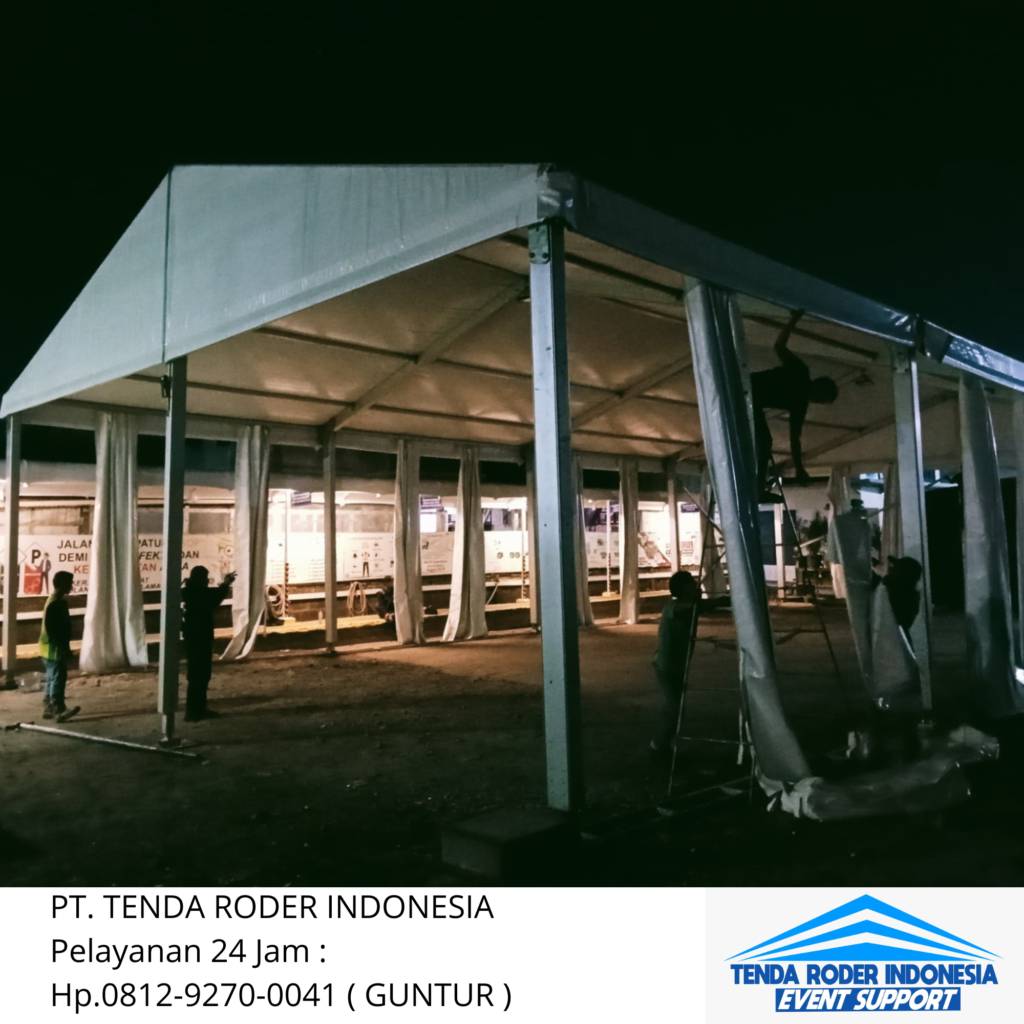 Jasa Sewa Tenda Roder, Backdrop Spot Light area Bandung