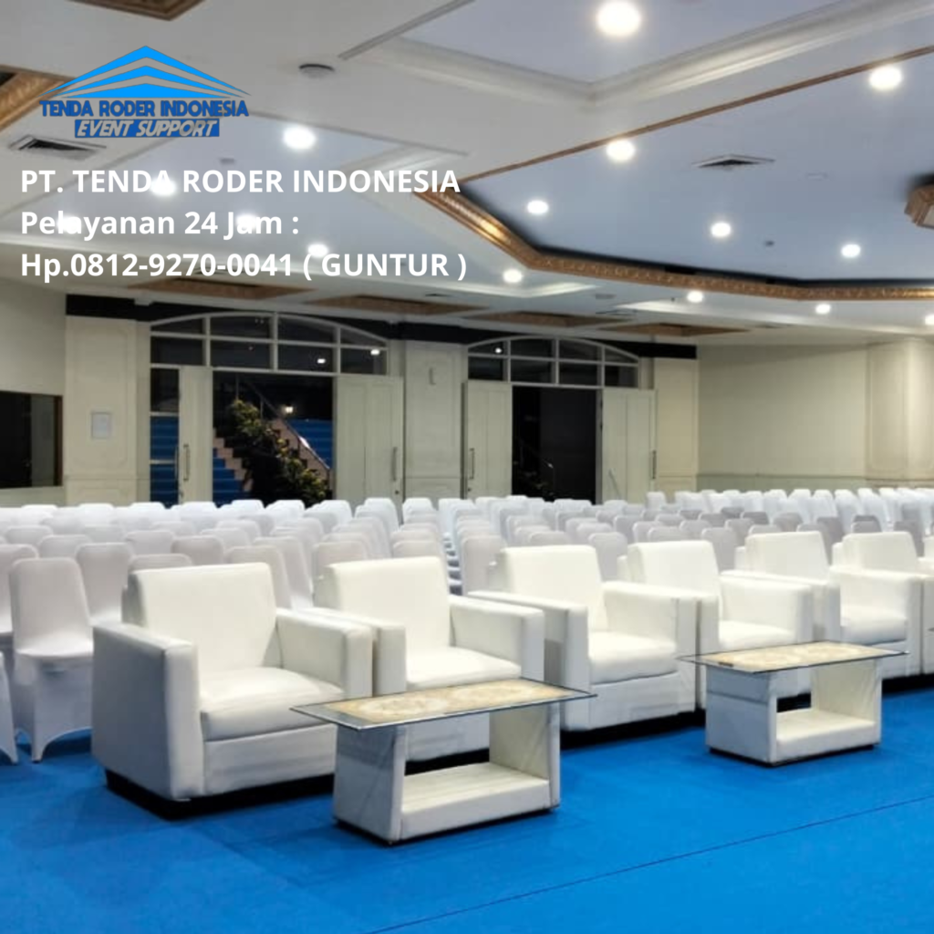 Layanan Sewa Karpet Biru, Sofa Dan Tenda Roder Jakarta Utara