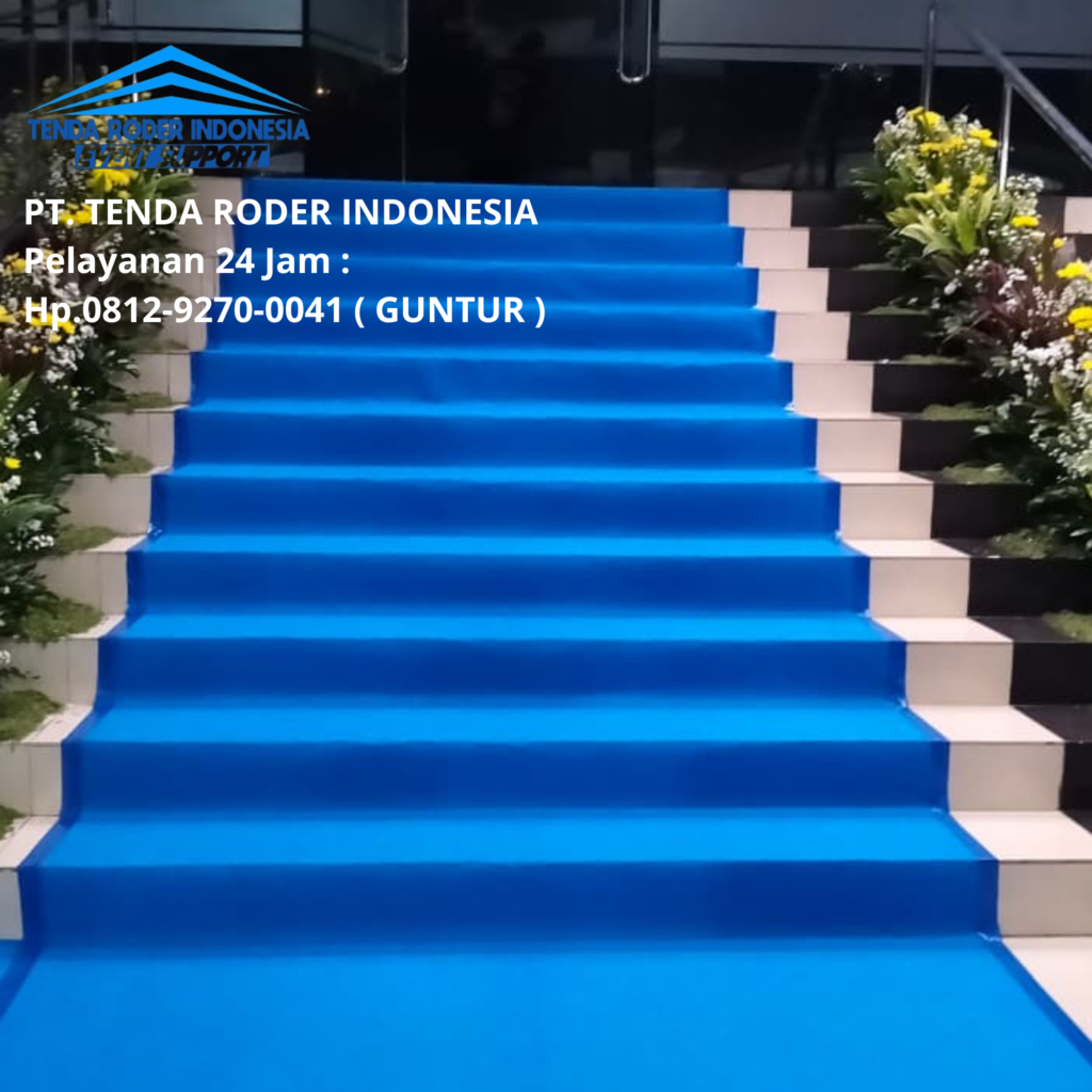 Layanan Sewa Karpet Biru, Sofa Dan Tenda Roder Jakarta Utara