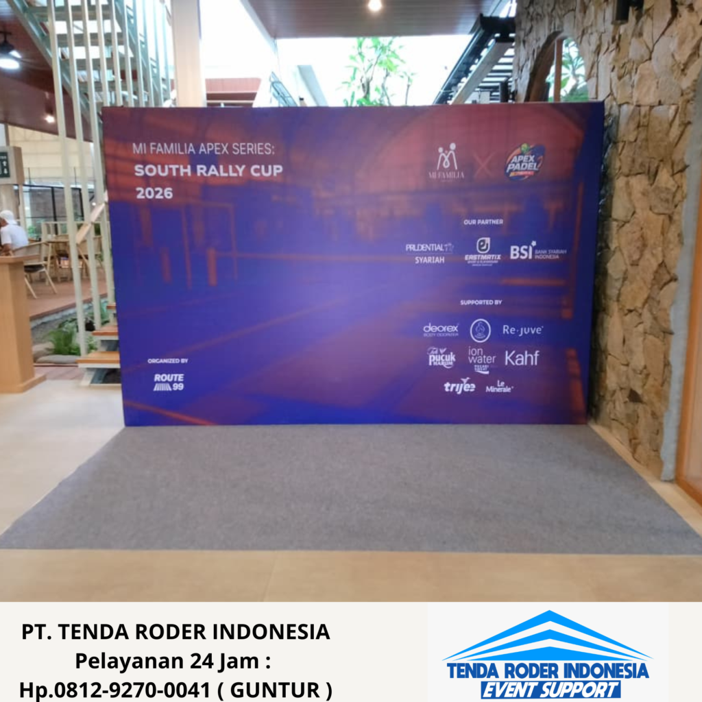 Penyewaan Backdrop,Sofa Dan Tenda Roder Kokoh Bandung