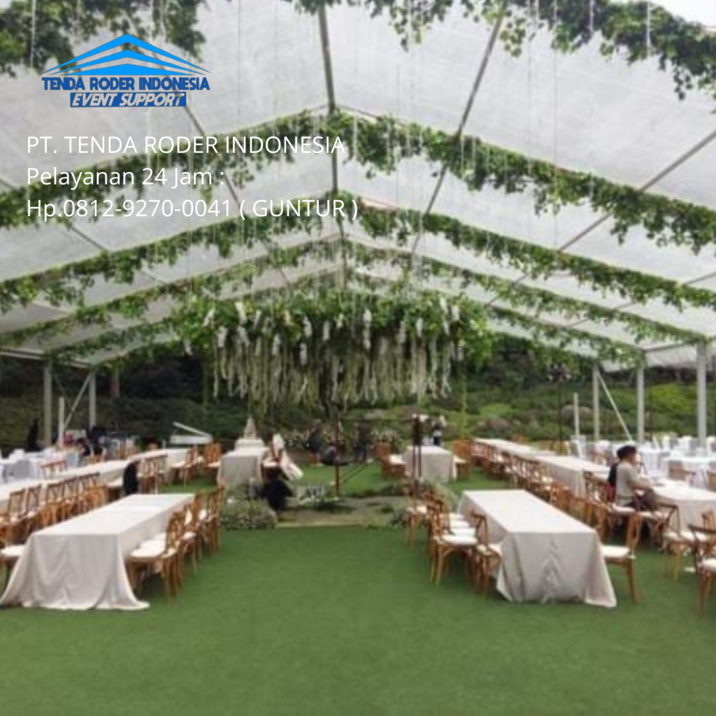 Persewaan Tenda Roder Transparan Untuk Acara Mewah Bandung