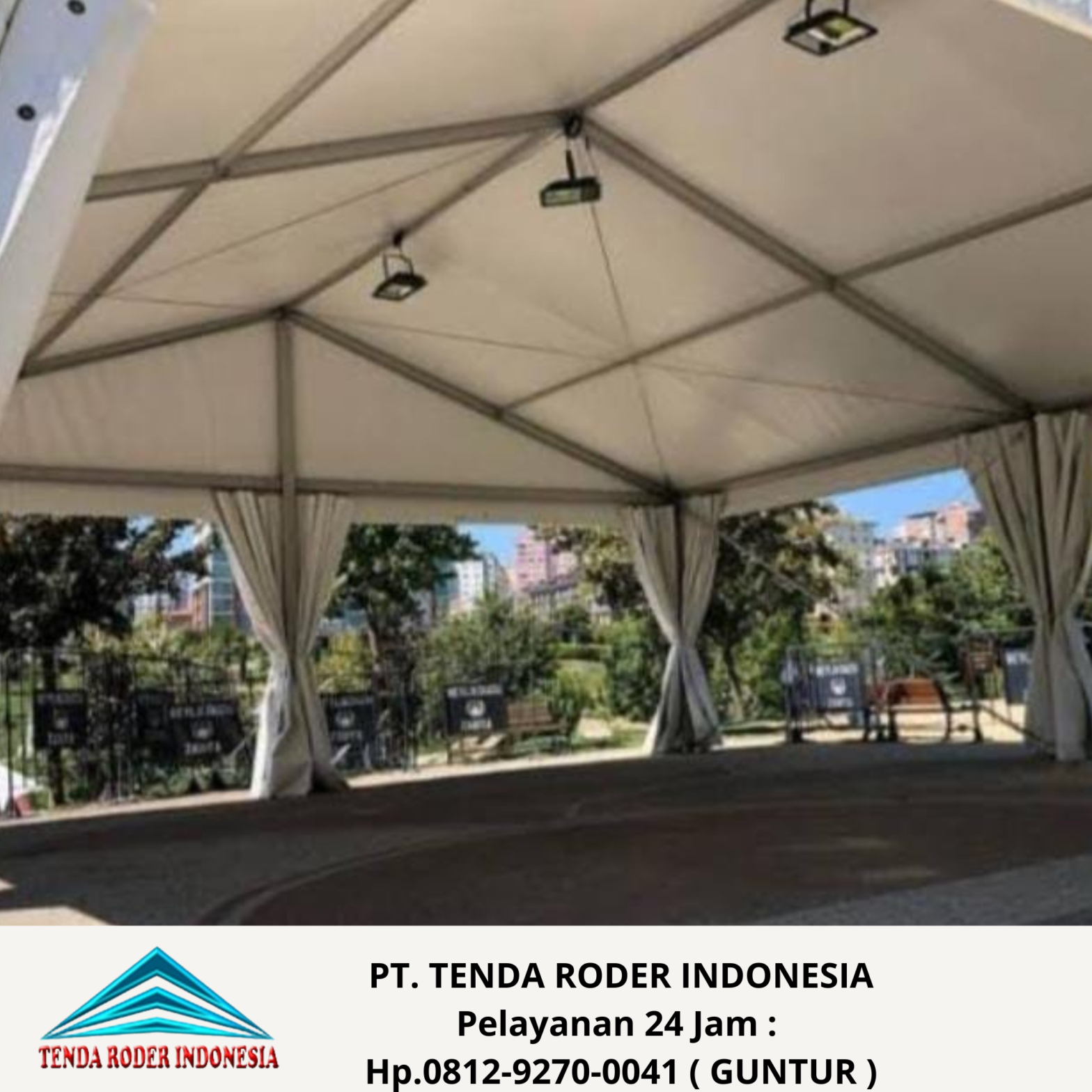 Pusat Penyewaan Tenda Roder Dan Sarnafil Putih Jakarta Timur