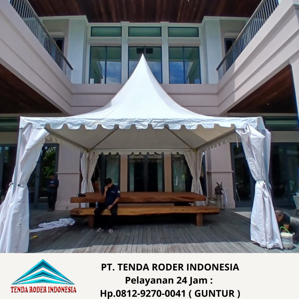 Pusat Penyewaan Tenda Roder Dan Sarnafil Putih Jakarta Timur