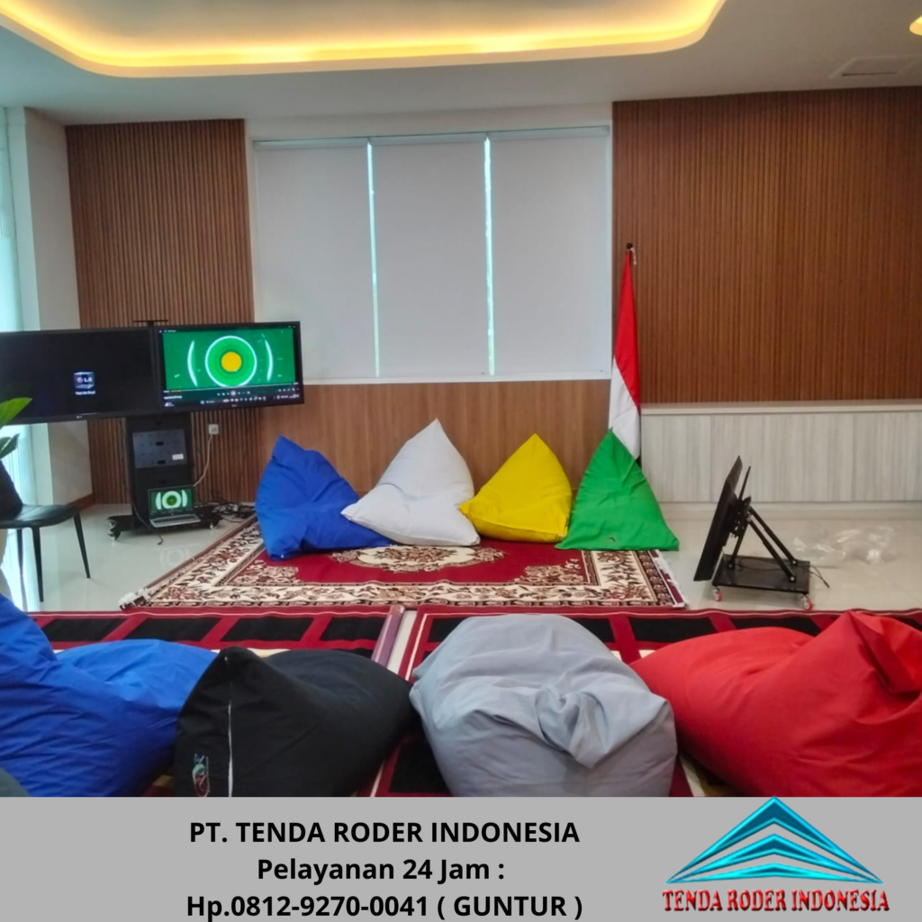 Pusat Sewa Bean Bag Berwarna-warni Dan Tenda Roder Jakarta