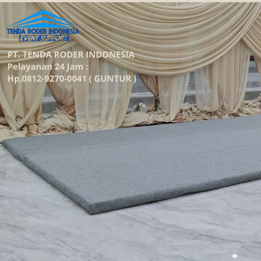 Rental Flooring Karpet Abu-abu,Tenda Roder,Tenda Bazar Jakarta