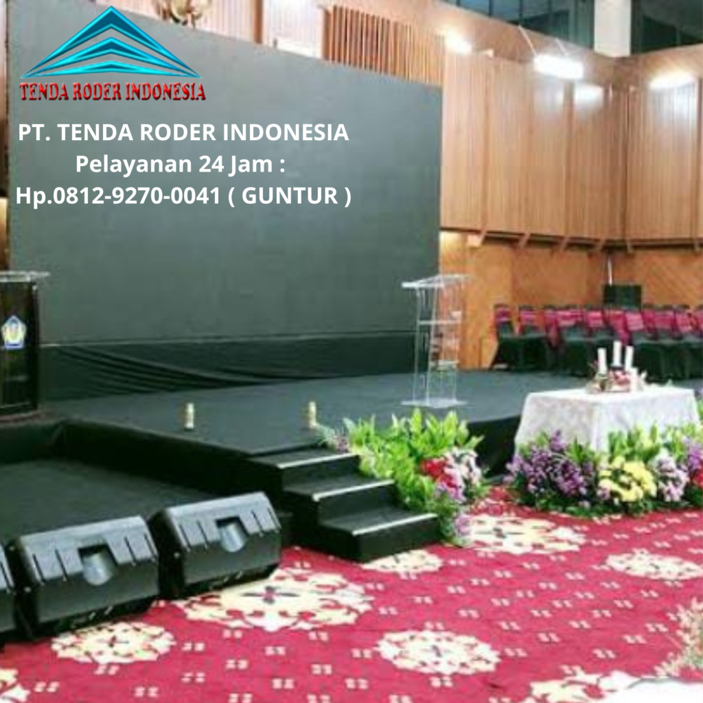 Rental Tenda Roder Dan Panggung Melaminto Area Bandung
