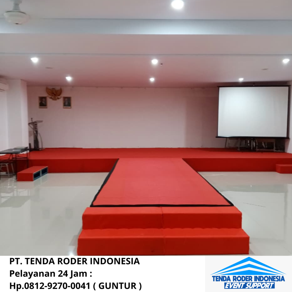 Rental Tenda Roder, Panggung Cover Karpet Area Bandung