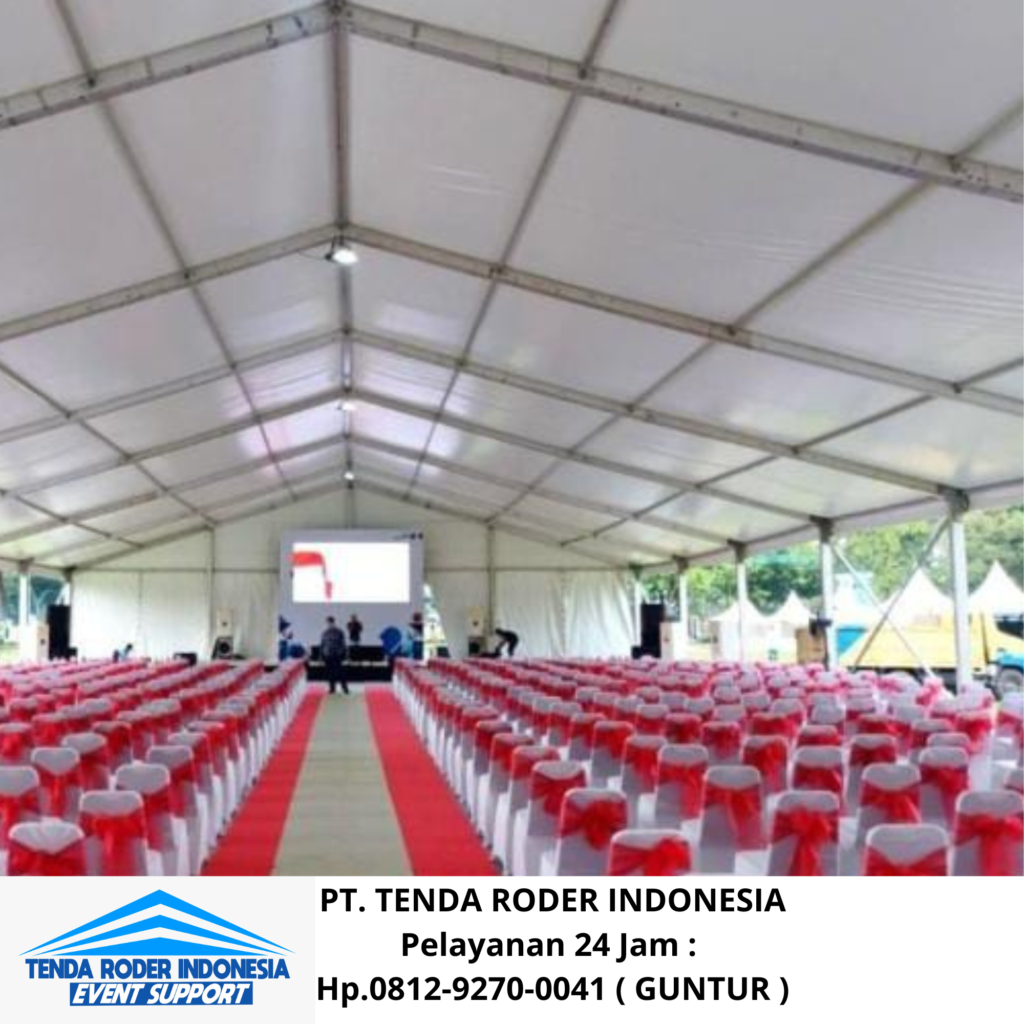 Rental Tenda Roder Terbesar dan Terbaik Area Jabodetabek